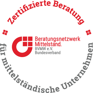 BVMW-Beraterprofil von Rudi Münch Siegel: Zertifizierte Beratung für mittelständische Unternehmen, Beratungsnetzwerk Mittelstand BVMW e.V.
